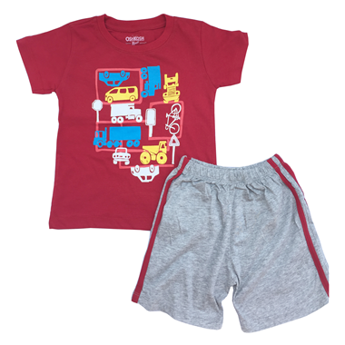 Bộ thun Oshkosh-ĐỎ Bộ thun Oshkosh-ĐỎ