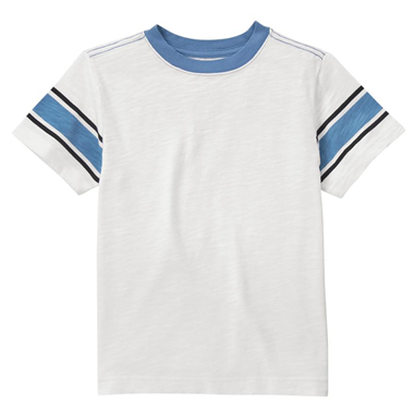Áo thun Gymboree - Trắng Tay kẻ Áo thun Gymboree - Trắng Tay kẻ