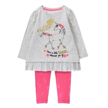 Bộ Thun kiểu Gymboree - Ngựa 1 sừng Bộ Thun kiểu Gymboree - Ngựa 1 sừng