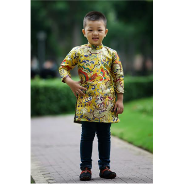 Áo dài Xuân 2018 - Gấm rồng Áo dài Xuân 2018 - Gấm rồng