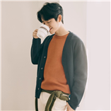 Thời trang trẻ em : Áo cardigan len nam xuất Hàn dư xịn  - Xanh đen